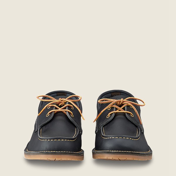 Red Wing Mens Weekender Camp Moc - Portage Leather - Oxford Navy - 3927CGNTV